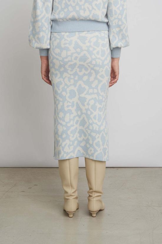  일레븐 식스 미디 스커트 엠마 튜브 스커트 추상적인 꽃무늬 - ELEVEN SIX