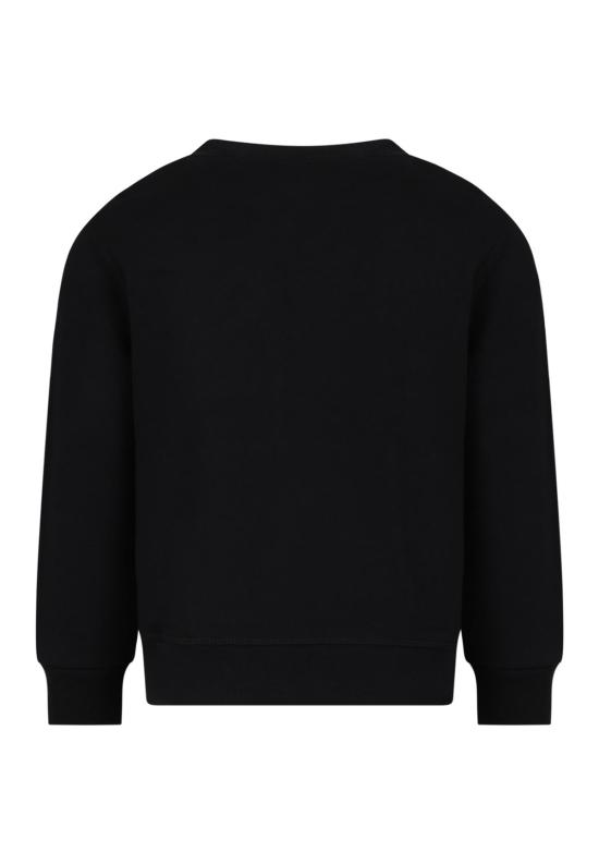  [키즈] 디스퀘어드2 풀오버 키즈 Dsquared2 블랙 스웨트셔츠 - DSQUARED2