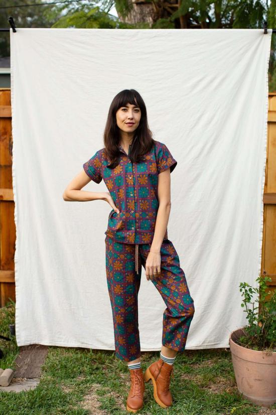  Myrtle 스트레이트 팬츠 머틀 루 팬츠 데이지