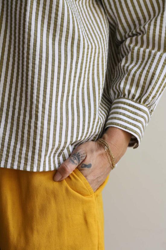  머틀 블라우스 커스틴  펜슬 - MYRTLE