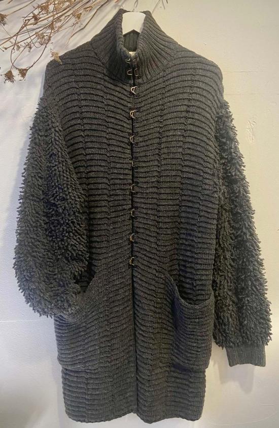  예세이트 가디건 예사엣 프린지 카디건