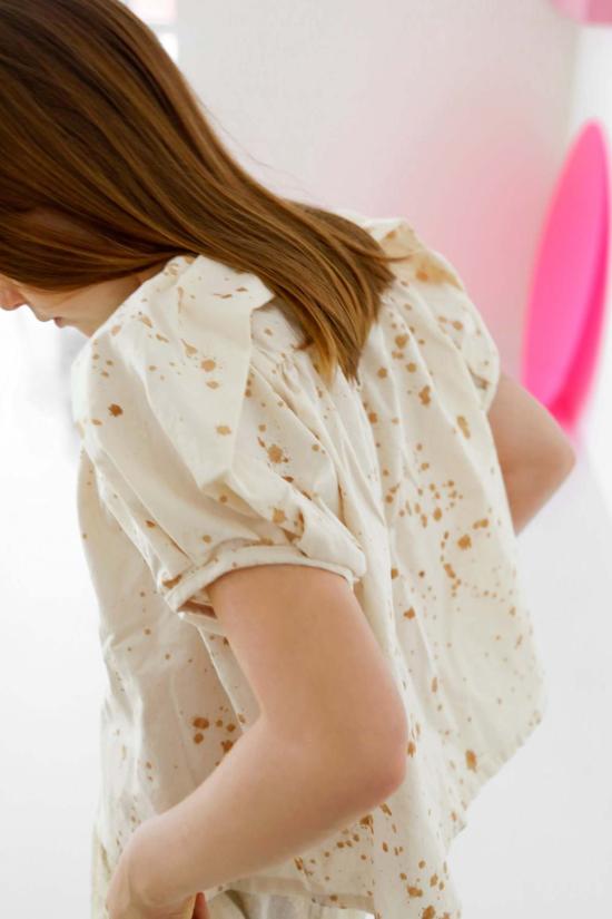  [키즈] Tambere 트레이닝 상의 키즈 탬버 알마  아이보리 스페클 - TAMBERE