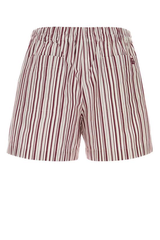  구찌 숏팬츠 자수 코튼 버뮤다 쇼츠 화이트로소앤코람 - GUCCI