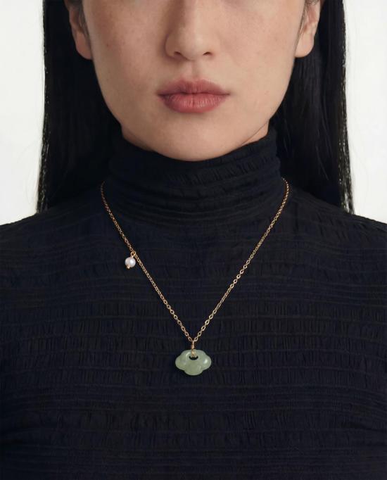  세레 목걸이/팬던트 세리 클라우드 제이드 펜던트 목걸이 그린 - SEREE