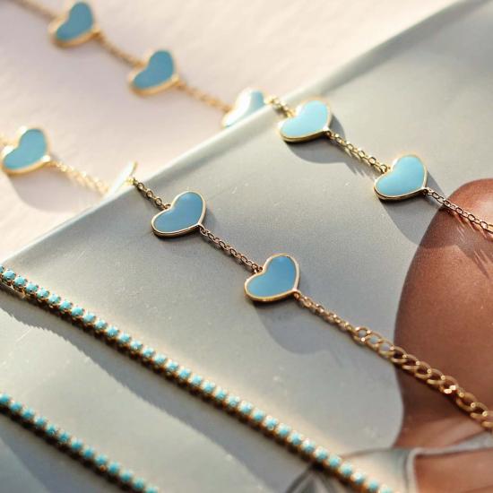  보우드 레인 팔찌 에벌리 브레이슬릿 터쿼이즈 - BOWOOD LANE