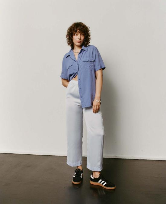  Estrella-Studio 스트레이트 팬츠 에스트렐라 스튜디오 리추얼 팬츠 세룰리안 - OTHER BRANDS