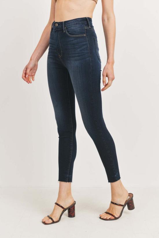  저스트 블랙 데님 데님 팬츠 소프트 시저 스키니 진 최종 세일 - JUST BLACK DENIM