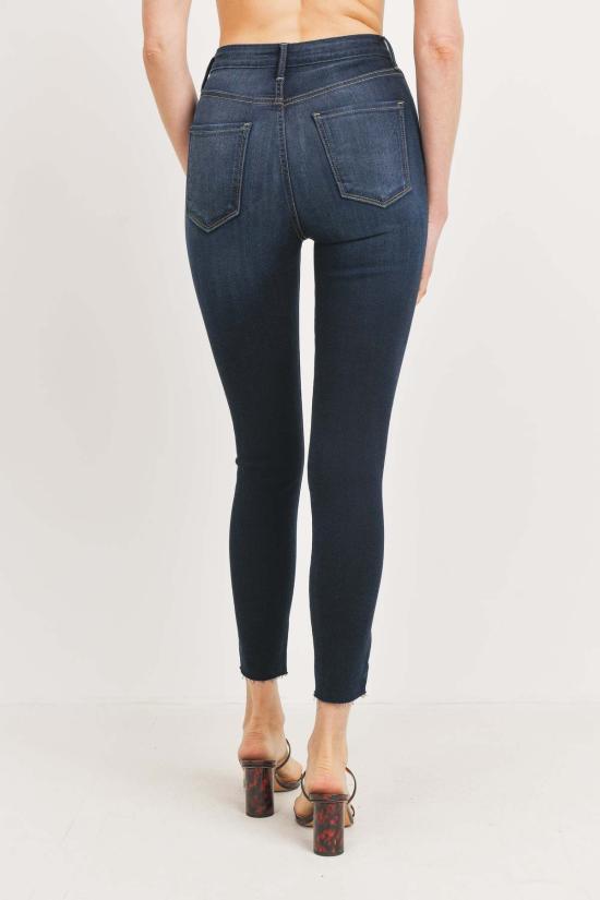  저스트 블랙 데님 데님 팬츠 소프트 시저 스키니 진 최종 세일 - JUST BLACK DENIM