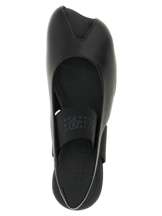  MM6 메종마르지엘라 샌들 Mm6 메종 마르지엘라 오픈토 타비  블랙 - MM6 MAISON MARGIELA