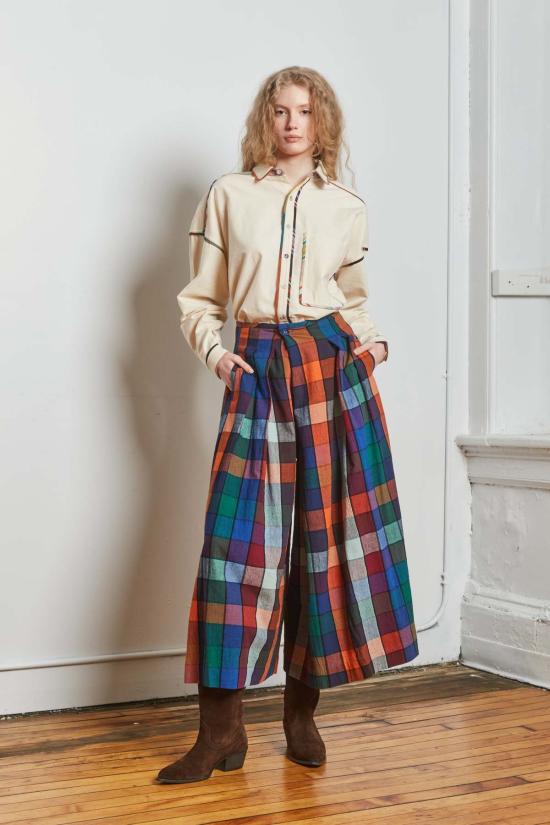  RUJUTA SHETH 스트레이트 팬츠 루주타 셰스 프리다 팬츠