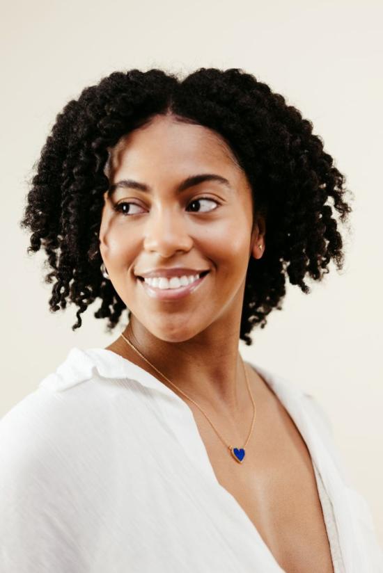  시에라 윈터 주얼리 목걸이/팬던트 러브스트럭 목걸이 골드/라피스