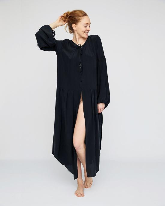  잉가 레나 튜닉 마가 실크  차콜