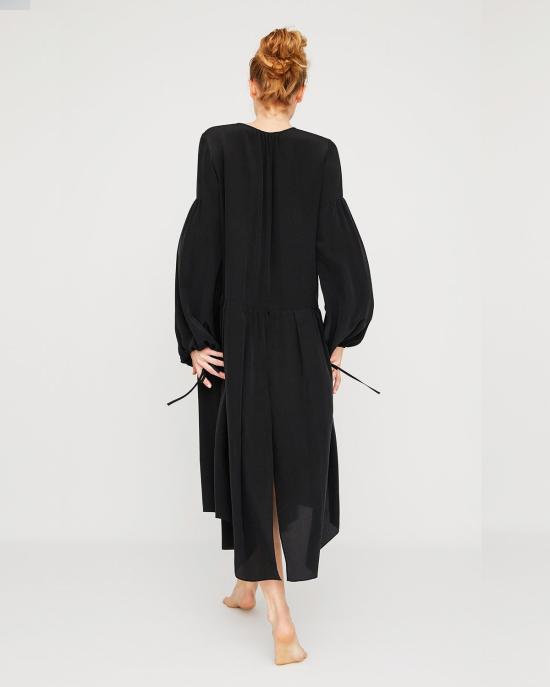  잉가 레나 튜닉 마가 실크  차콜 - INGA-LENA