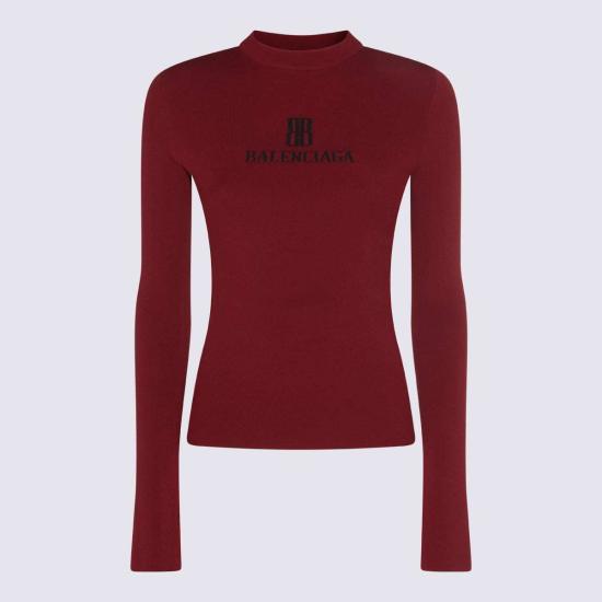  발렌시아가 스웨터 니트  퍼플