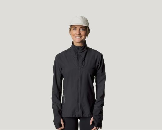  후디니 자켓 여성용 페이스 윈드 재킷 블랙 - HOUDINI