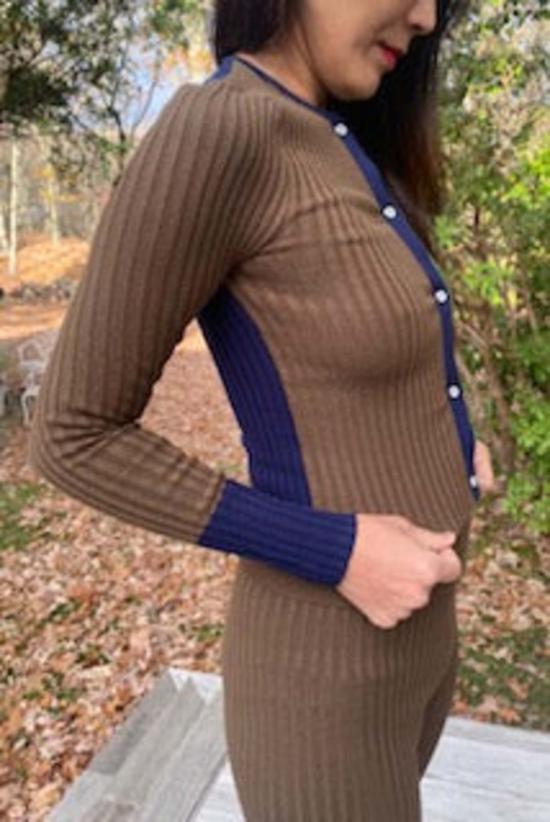  giu giu 가디건 지우 지우 논나 펄  루츠 컬러블록 - OTHER BRANDS