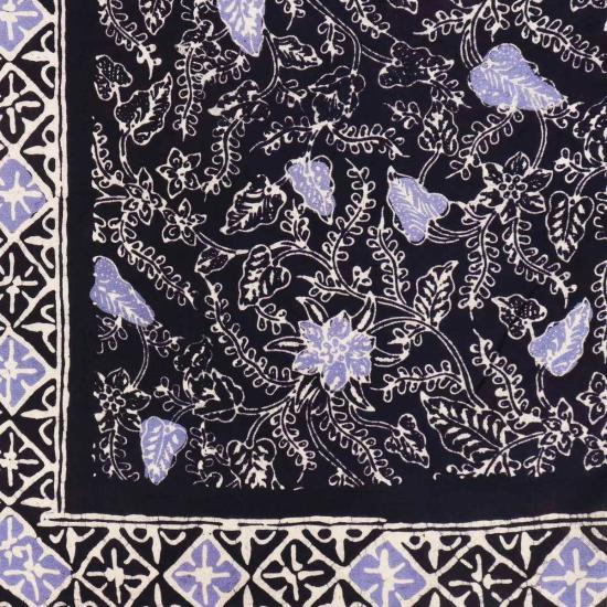  카시 코옵 머플러/스카프 Kasih Coop 와일드 래그 바틱 반다나 나뭇잎 39" - KASIH COOP