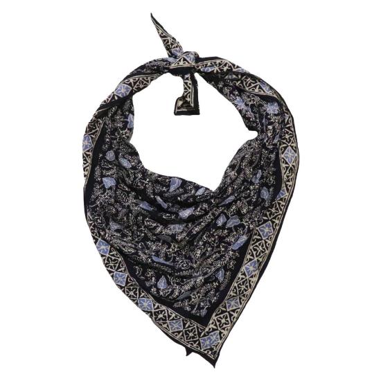  카시 코옵 머플러/스카프 Kasih Coop 와일드 래그 바틱 반다나 나뭇잎 39" - KASIH COOP