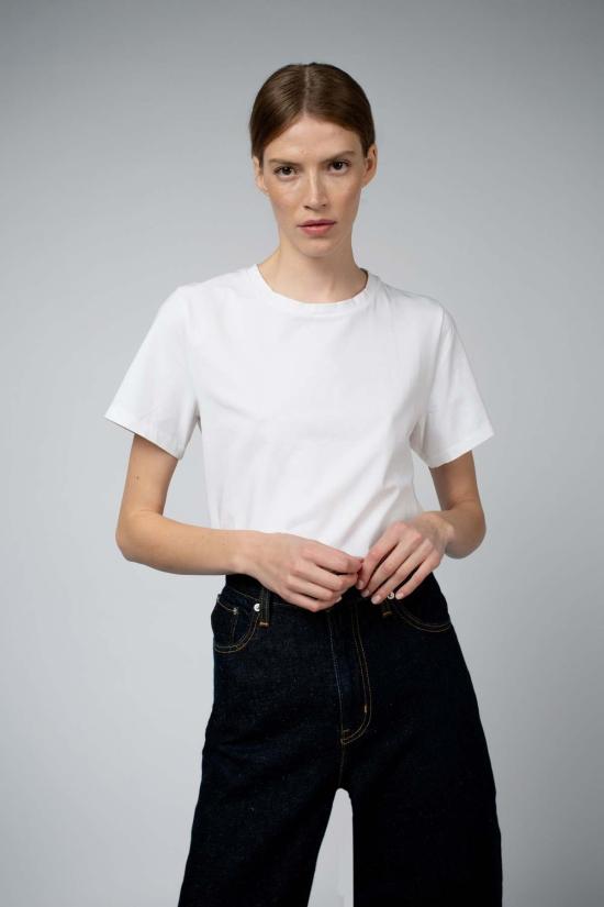  Santicler 바디수트 티셔츠 산티클러 젠 오가닉 코튼 크루넥 바디수트 화이트 - OTHER BRANDS