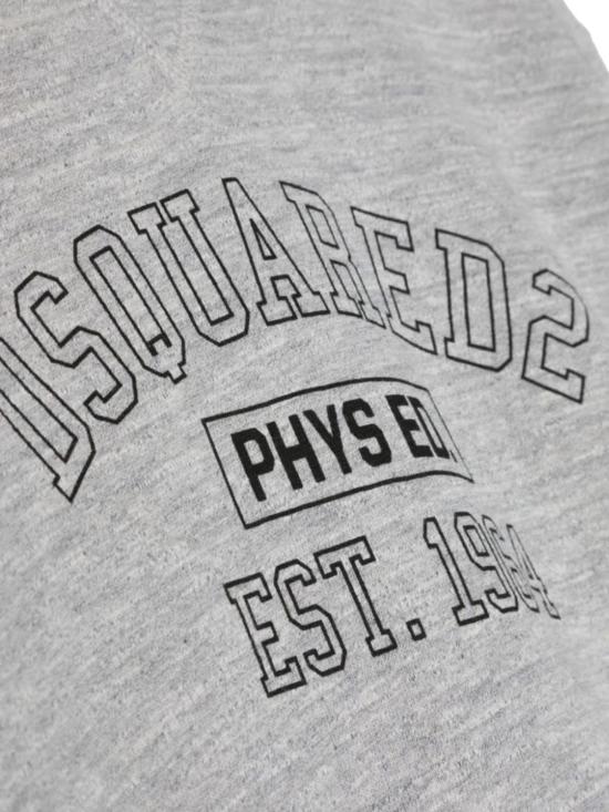  [키즈] 디스퀘어드2 풀오버 키즈 Dsquared2 후드티 (회색) - DSQUARED2