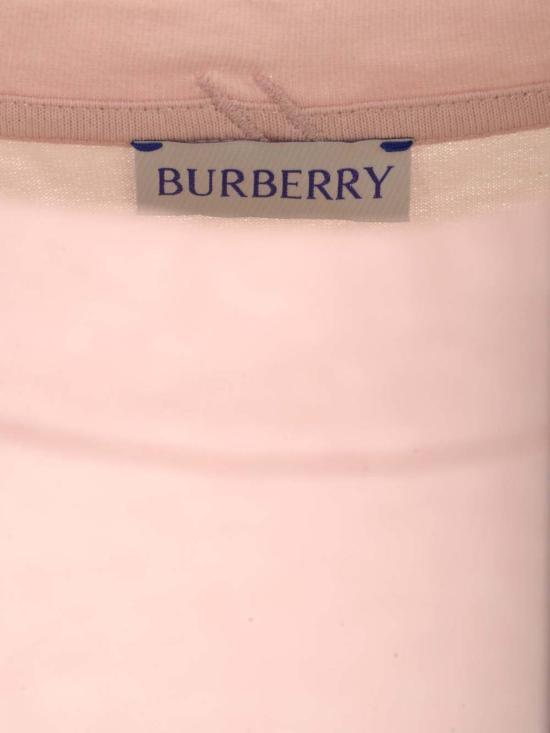 버버리 반팔 티셔츠 더블 레이어 저지 티셔츠 로즈 - BURBERRY