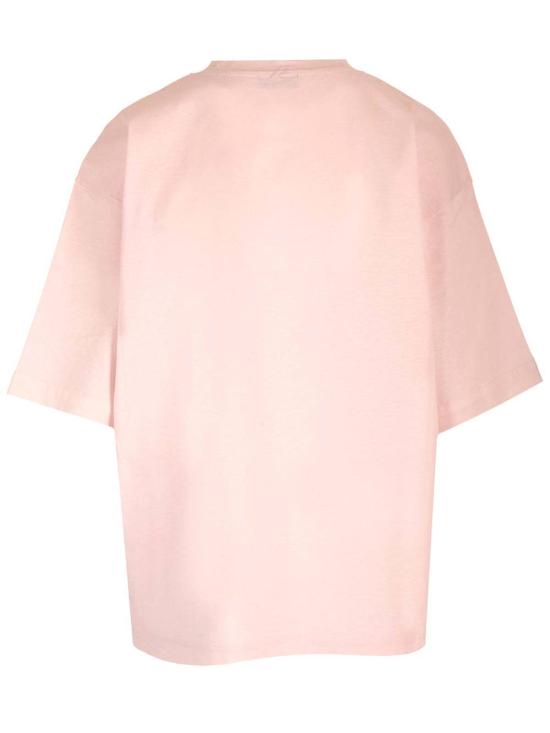  버버리 반팔 티셔츠 더블 레이어 저지 티셔츠 로즈 - BURBERRY