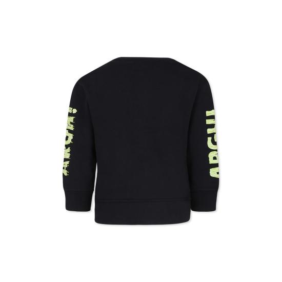  [키즈] 스텔라 맥카트니 풀오버 스텔라 매카트니 아동용 프랑켄슈타인 프린트 스웨트셔츠 블랙 - STELLA MCCARTNEY