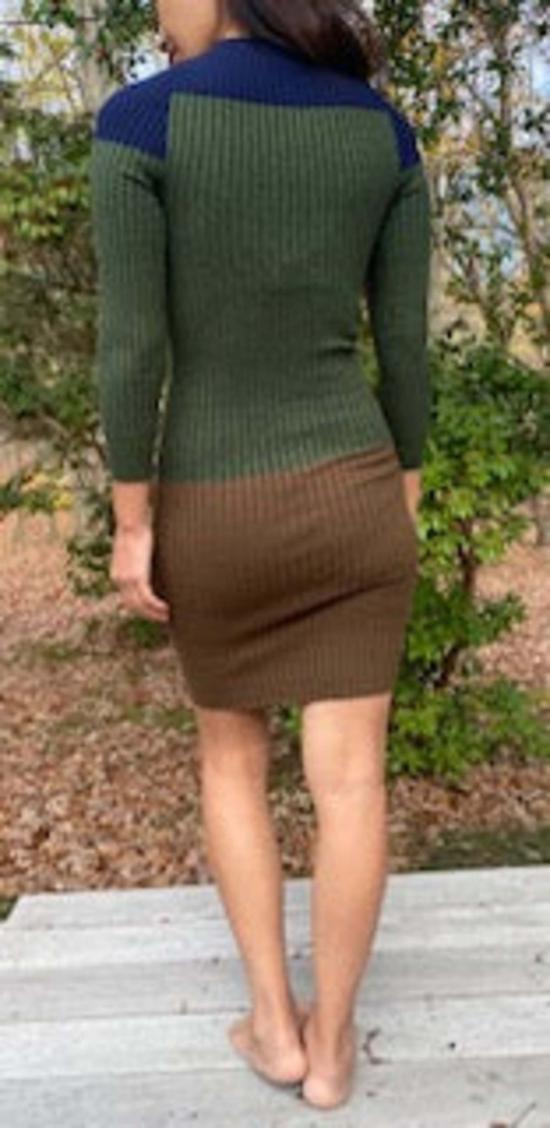  giu giu 숏 원피스 지우 지우 논나 주얼 드레스 루츠 컬러블록 - OTHER BRANDS