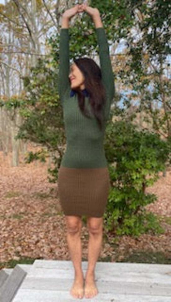  giu giu 숏 원피스 지우 지우 논나 주얼 드레스 루츠 컬러블록 - OTHER BRANDS