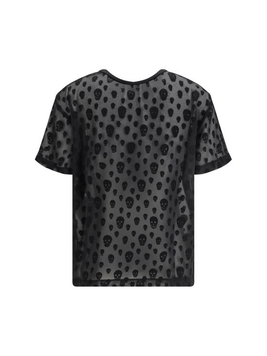 26SS 알렉산더 맥퀸 반팔 티셔츠 858610QCAMQ 1000 BLACK - ALEXANDER MCQUEEN