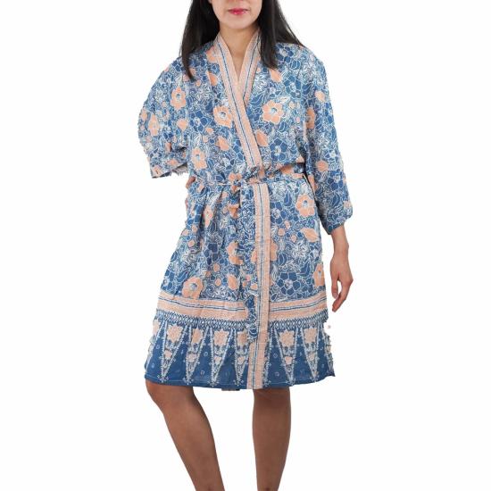 Kasih Coop 라운지 웨어 손 염색 바틱 가운/기모노 가운 - OTHER BRANDS