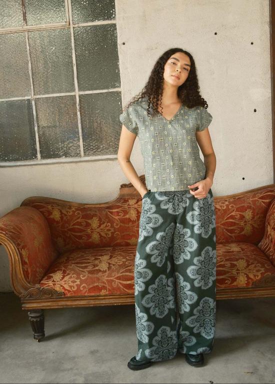  에이스 앤 지그 블라우스 에이스 & 지그 메이슨 쉘 탑 - ACE & JIG