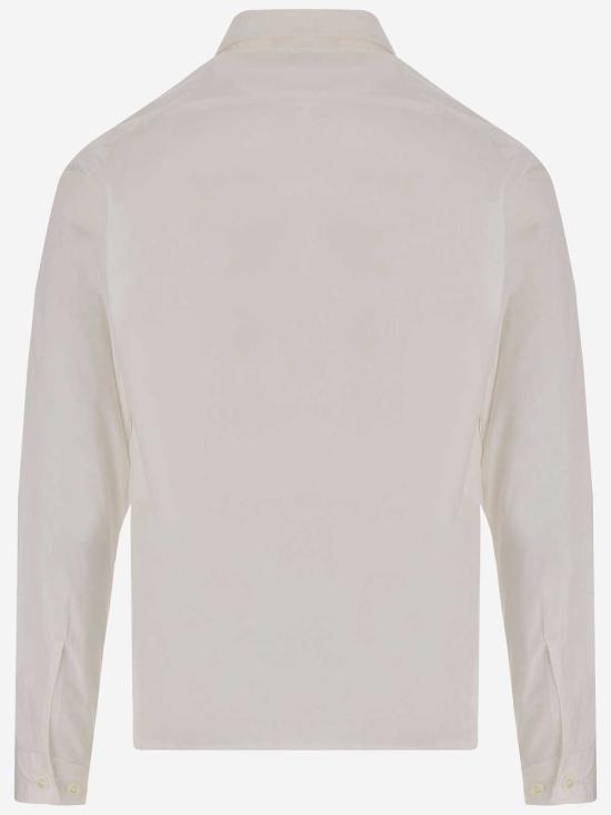  씨피 컴퍼니 긴팔 셔츠 C.P. 회사 면 셔츠 (흰색) - C.P. COMPANY