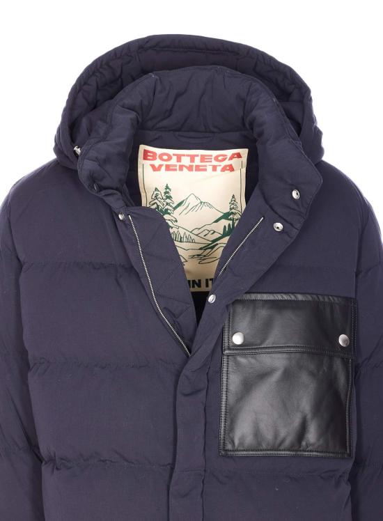  보테가베네타 봄버 자켓 보테가 베네타 다운 재킷 블루 - BOTTEGA VENETA