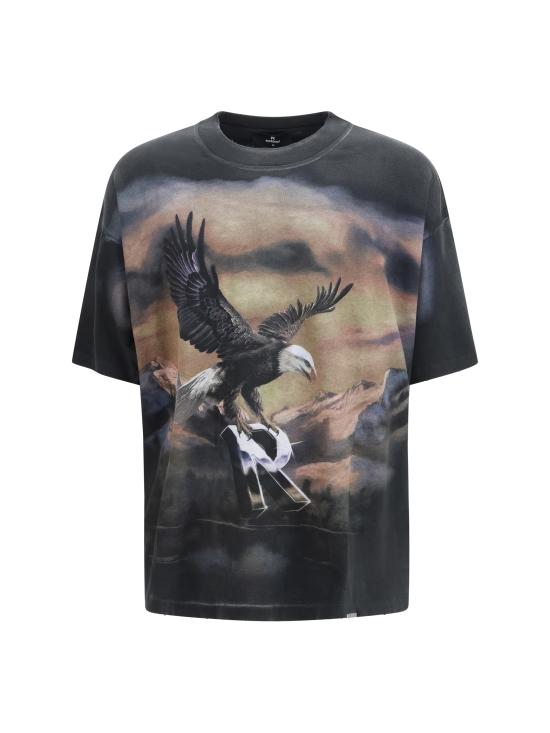 26SS 리프레젠트 반팔 티셔츠 MLM100761 STAINEDBLA MULTICOLOUR