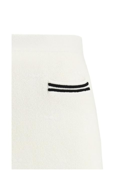  셀프 포트레이트 미디 스커트 크림 - SELF PORTRAIT