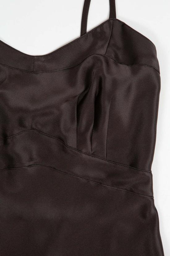  에리카 타노브 롱 원피스 에리카 타노프 롱 롤라 실크 샤르뫼즈 드레스 - ERICA TANOV