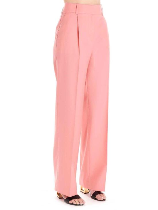  지방시 스트레이트 팬츠 하이웨이스트 테일러드 팬츠 핑크 - GIVENCHY
