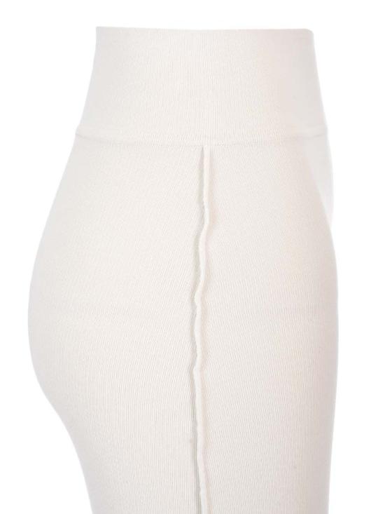  릭 오웬스 롱 스커트 니트 슬림핏  아이보리 - RICK OWENS