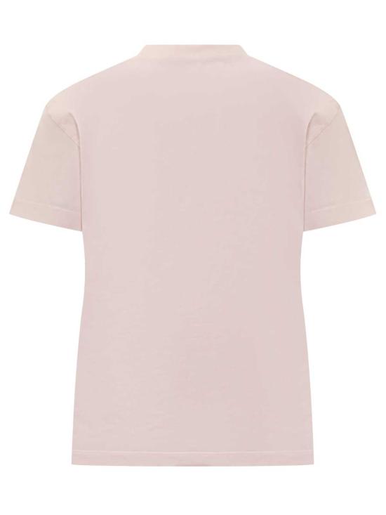  디스퀘어드2 반팔 티셔츠 Dsquared2 지방시 티셔츠 핑크/다크 네이비 프린트 - DSQUARED2