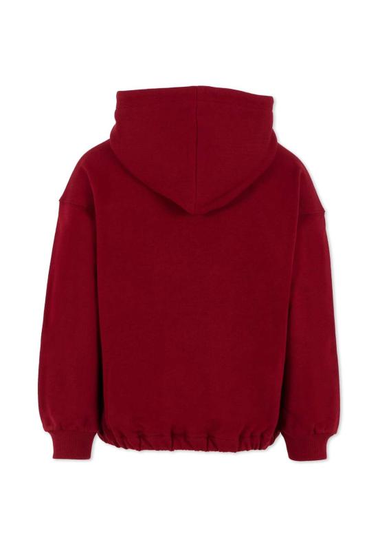  [키즈] 구찌 풀오버 아동용 웹 디테일 스웨트셔츠 (레드) - GUCCI