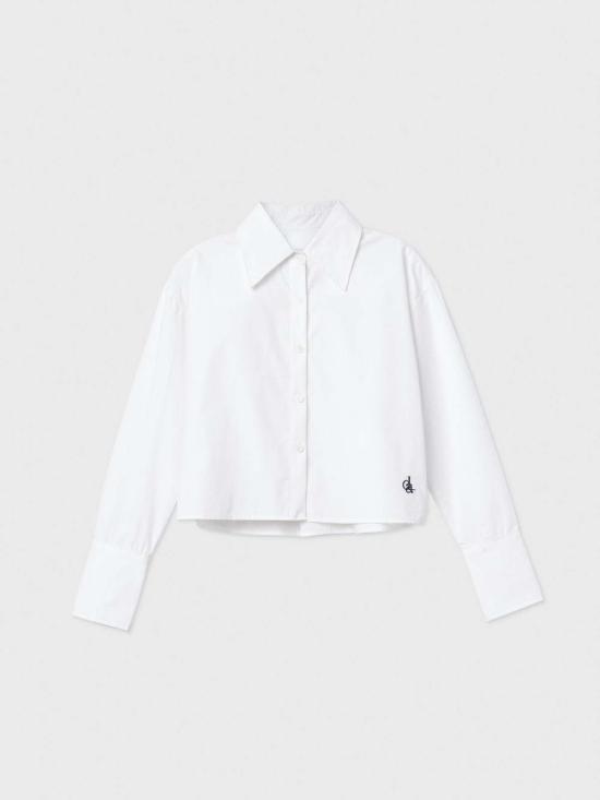  DĀL THE LABEL 셔츠 DĀl The Label 크롭 코튼 버튼다운 셔츠 - OTHER BRANDS