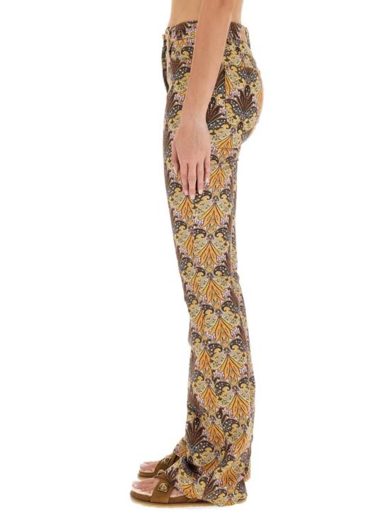  에트로 데님 팬츠 페이즐리 프린트 청바지 멀티컬러 - ETRO