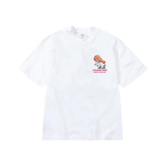  마켓 반팔 티셔츠 KFC &  스튜디오 "좋은 하루 보내세요" 티셔츠 - MARKET