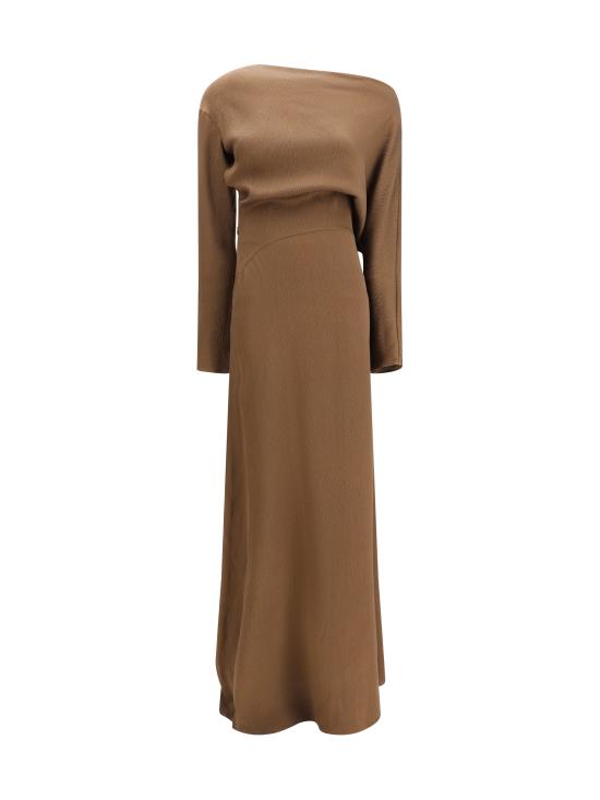 26SS 페타르 페트로브 롱 원피스 DR05092 6479 BROWN