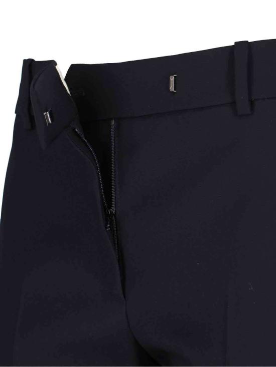  알렉산더 맥퀸 스트레이트 팬츠 팔라초 팬츠 블랙 - ALEXANDER MCQUEEN