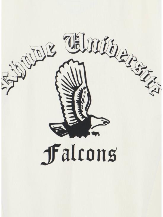  루드 반팔 티셔츠 팔콘스 티셔츠 화이트 - RHUDE