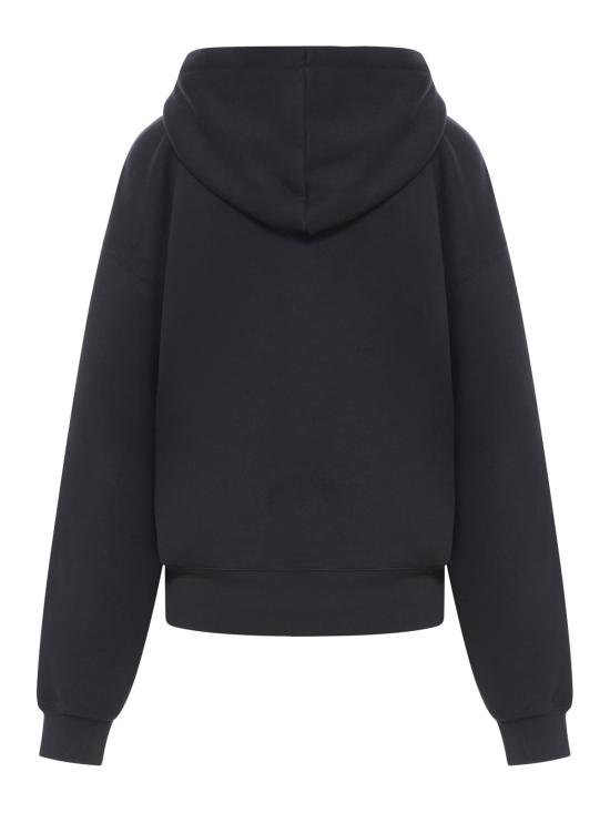  오프화이트 스웨터 빅 로고 북키쉬 오버 후디 블랙 화이트 - OFF WHITE