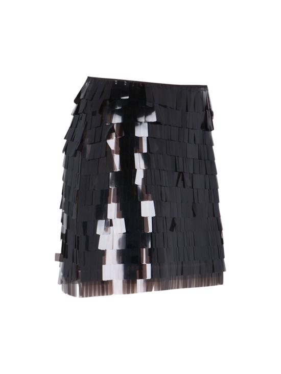  스타우드 숏 스커트 스팽글 미니 스커트 브라운 - STAUD