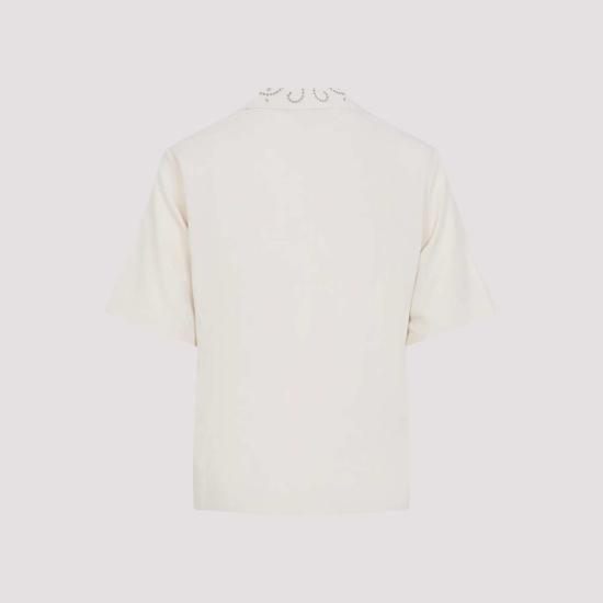  아미리 반팔 셔츠 스터드 캠프  아이보리 - AMIRI